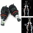 Universal 4SMD 80W Constant LED Car Current 2Pcs Headlight Fog Light Canbus Free - 4