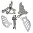 Footrest Foot Pegs rider Bracket Suzuki GSXR 600 750 - 2