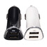 2-port Cell Phone Universal Car Charger Adapter Dual USB iPod iPhone - 2