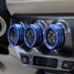 Decoration Stereo Air Conditioning Knob Ring Toyota Yaris 3pcs New Cars Alu - 5