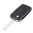 Key Shell Case Folding Buttons Remote Flip Peugeot - 4