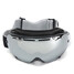 Anti-UV Mirror Silver Glasses Windproof Dual Lens Universal Ski Goggles Outdoor Sports - 1