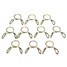 10pcs Clips Fuel Line Hose Tubing Spring Clamps Motorcycle ATV Scooter 8mm - 1