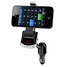 LED Screen Smartphone Holder Car MP3 Player Wireless FM Transmitter with Bluetooth - 1