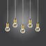 Modern/contemporary Gold Vintage Living Room Study Room Led Office Dining Room - 3