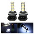 Pair 68SMD Driving Lamp Bulb 6000K LED Fog Light White - 1