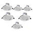 Ac 85-265 V 6 Pcs Fit Cool White Decorative Recessed Warm White - 1