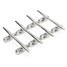 100mm Cleat Stainless Steel Boat 4pcs Rope Deck Tie Marine - 4