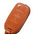 Car Key Dedicated Metal Volkswagen Brown Leather Black - 4