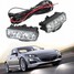 Kit Truck Car Running Bright White Light Driving Lamp Daylight 2Pcs 3 Led - 3