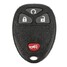 Car Ignition Key 315Hz Keyless Entry Remote Fob 4 Button Replacement Chevrolet - 3