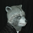 Mask Bear Latex Theater Prop Party Cosplay Deluxe Creepy Animal Halloween Costume - 2