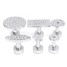 Pulling Aluminum 6pcs Puller Tabs Repair Tools Buckle Car Paintless Dent Hail - 1