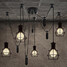 Lodge Vintage Chandeliers Hallway Metal 5 Heads Bedroom Retro Rustic Country - 3