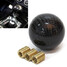 Fit 6 Speed Shift Knob Shifter Black Manual Transmission Gear - 3