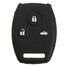 3 Button Silicone Key Case Cover For Honda Protector Holder Jacket - 3