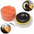 Drill Adapter Polishing Buffer Pad 4 Inch Gross Kit With Polish - 3