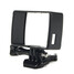 Protective 4K Sports Camera Mount Housing Frame Side Black PC Material Xiaomi Yi - 1