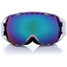 Outdoor Anti-fog UV Dual Lens Motorcycle Sport Snowboard Ski Goggles Spherical Blue - 1