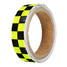 Warning Caution Reflective Sticker Dual Color Chequer Roll Signal - 8