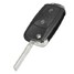 VW Fob Alarm Uncut Flip Chips ID48 BTN Car 433MHZ Remote Key - 2