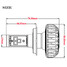 2000LM Car Canbus 2 X DIY Play Fog Headlight Color LED 20W - 3