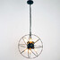 Painting Metal 60w Pendant Light Living Room Retro Globe E26 - 3