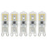4w 5 Pcs Dimmable Warm White Led Bi-pin Light 110v - 2