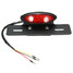 Motorcycle LED Rear License Plate Holder Universal Tail Stop Brake Light - 1