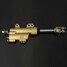 Motorcycle Bike Oil Rear Brake Master Cylinder Golden Pot Internal - 3