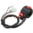 8inch Headlight ATV Horn Universal Switch Handlebar Motorcycle Electrical Start Indicator - 1