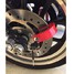 Red Motorcycle Scooter Security Anti-Theft Kit Wheel Disc Brake Lock Metal Alarm - 8