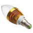 E14 Led 3w Ac 220-240 V Warm White Dimmable C35 Candle Light Decorative - 3