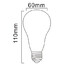 Globe Bulbs Ac 220-240 V Warm White E26/e27 Smd - 4