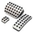 Chrome Steel Benz pads Foot Class Brake Pedal Covers AMG - 4