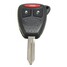 Head Uncut Chrysler Dodge Jeep Key Cover Keyless Entry Remote 3 Button - 3