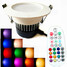 9w Led Remote Decorative Downlights Color 1 Pcs - 1