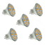 Led Spotlight 5 Pcs Smd Warm White 100 Decorative 5w Mr11 - 1