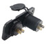 LED Panel Car Boat Marine Dual USB Charger Adapter 12V Voltmeter Waterproof - 9