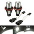 Pair Light For BMW LED White 5W Angel Eyes Halo E63 E64 E53 X5 6000K E39 E60 - 1