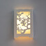 Pattern Car Work Led Lights Design Wood White Flower Led - 1