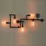 Mini Style Light Wall Sconces Industrial Style Country Metal Water Pipe - 6