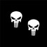14*14cm Tank Reflective Decal Car Sticker Skeleton Skull The Cup - 3