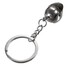 Key Chain Ring Keychain Keyring Motorcycle Helmet Silver Auto - 5
