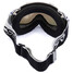 Outdoor Anti-fog UV Dual Lens Motorcycle Sport Snowboard Ski Goggles Spherical Blue - 3