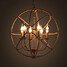 Room Black American Country Chandelier Lights - 5