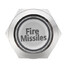 Fire LED Light Momentary Silver Metal 12V 19mm Push Button Switch 5 Pin - 7