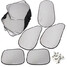 Foldable Sun UV Silver Sunshade Window Visor Cover 6pcs Reflective Car - 1