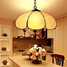 Rural 5-10㎡ 220v 20cm Stained Chandelier E27 Light European - 1