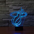 Magic Color-changing Optical 3d Night Light Lamp Usb 100 - 3